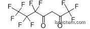 Molecular Structure of 20583-66-8 (1,1,1,5,5,6,6,7,7,7-DECAFLUORO-2,4-HEPTANEDIONE)